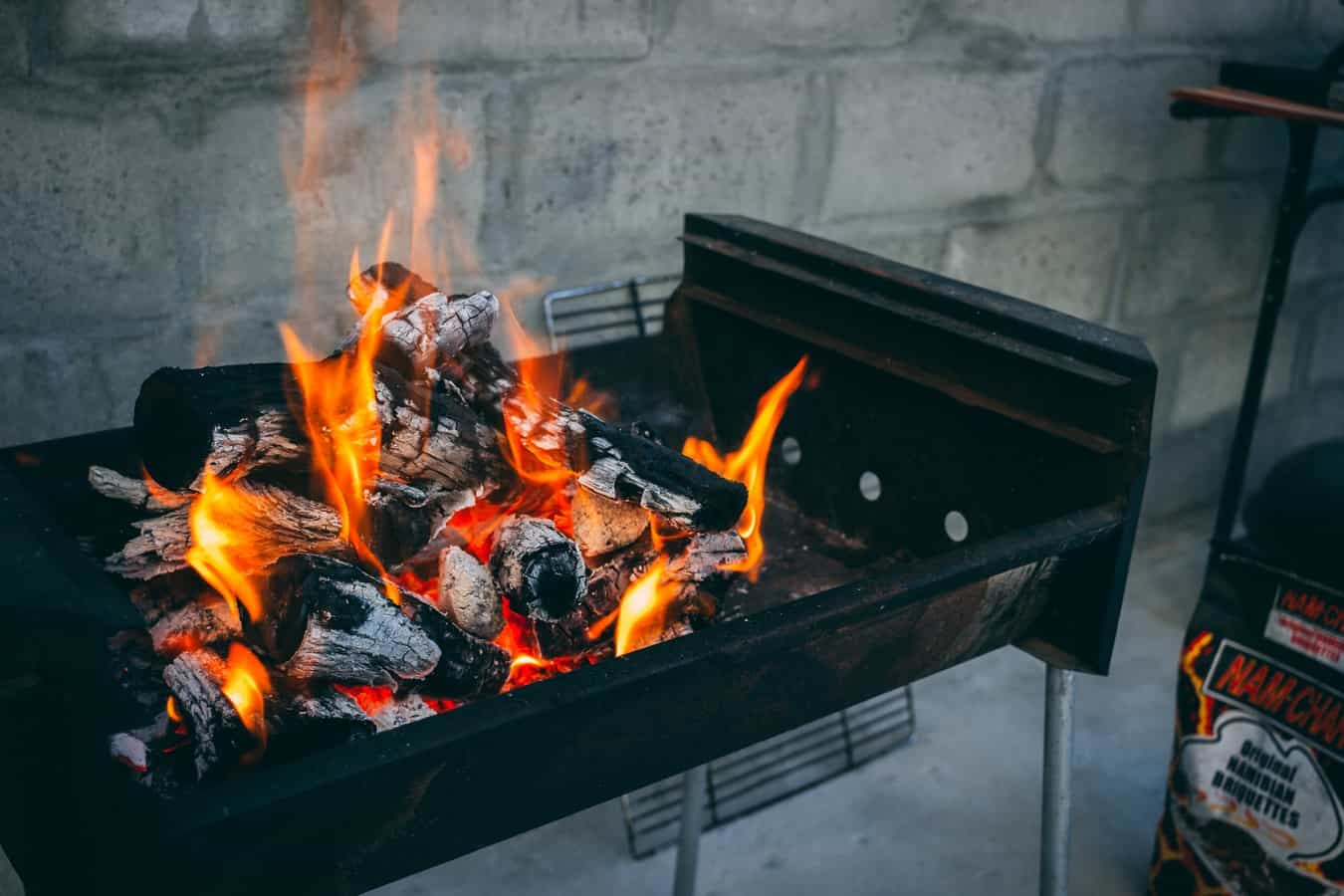 cooking on a charcoal Grill